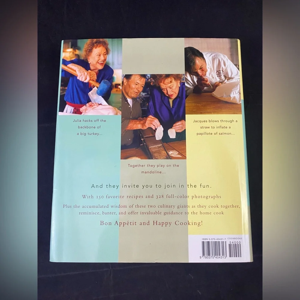 Julia and Jacques Cooking at Home Julia Child Jacques Pepin Hardcover